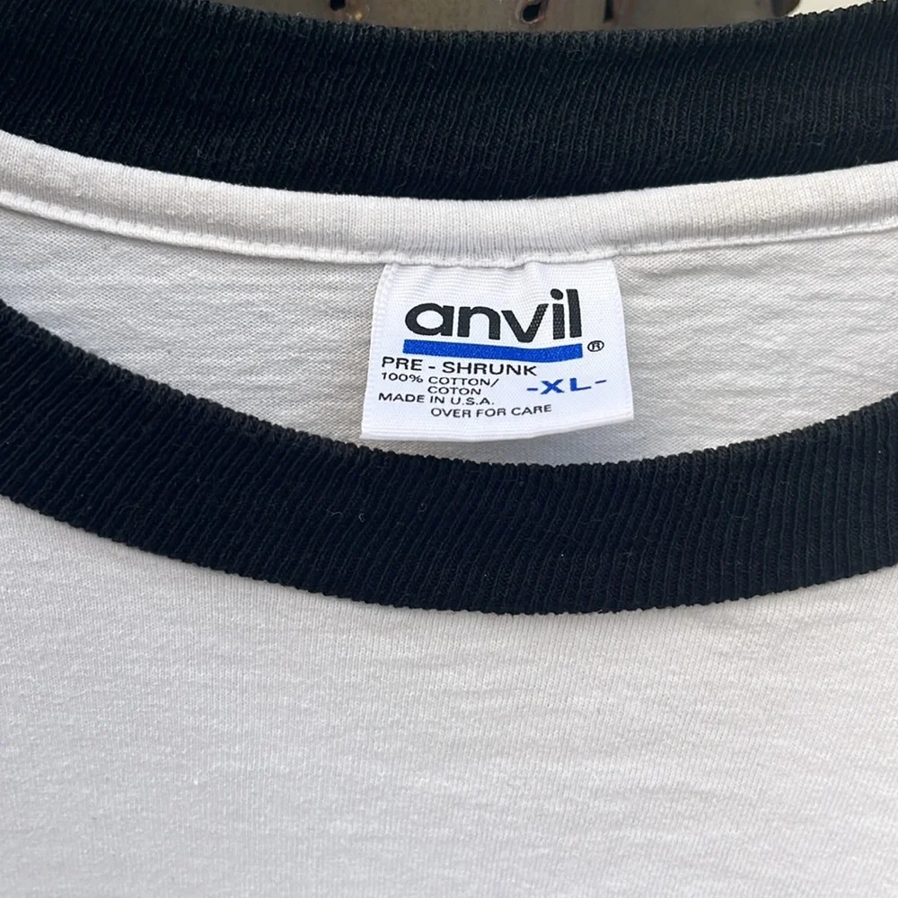 💥RARE Vintage 90’s The CURE White Ringer - Picture 7 of 16